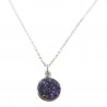 Ketting druzy Lavendel