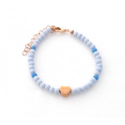 Armband Heart Blue