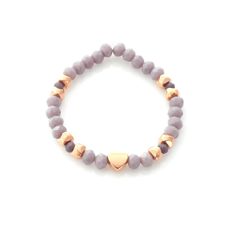 Armband Heart Purple