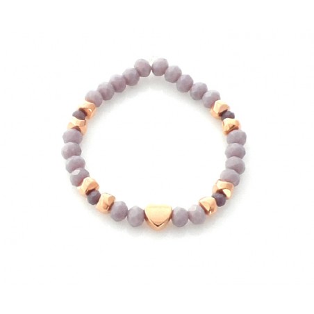 Armband Heart Purple