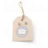 Oorbellen Rosé Swarovski Light Sapphire